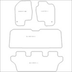 Toyota Previa 7 Seater MPV Car Mats